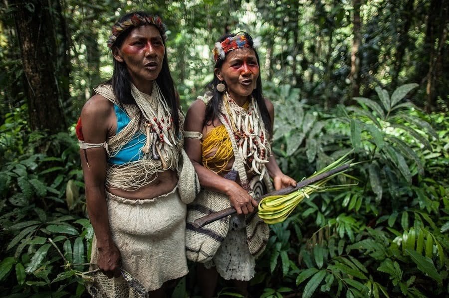 Huaorani Family Visit and Return to Coca